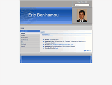 Tablet Screenshot of ericbenhamou.net